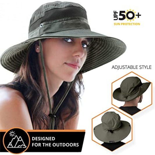 geartop fishing hat and safari cap with sun protection | premium upf 50+ hats for men and women - navigator series