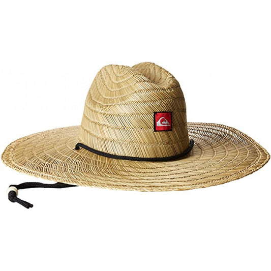 quiksilver men's pierside lifeguard beach sun straw hat