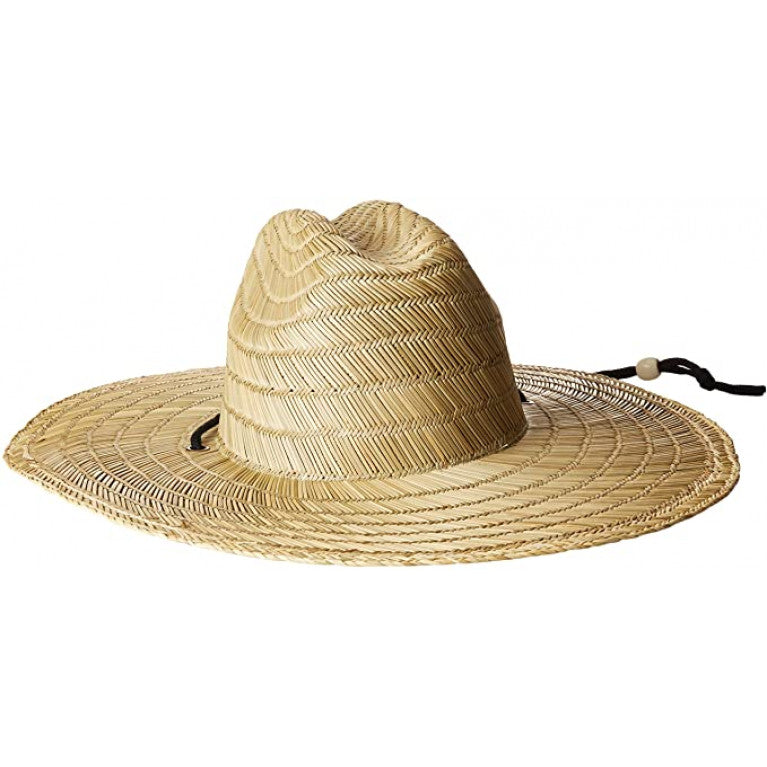 quiksilver men's pierside lifeguard beach sun straw hat